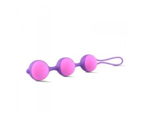 Kulki-Palline Vaginali Bi-Balls Triple Purple - image 2