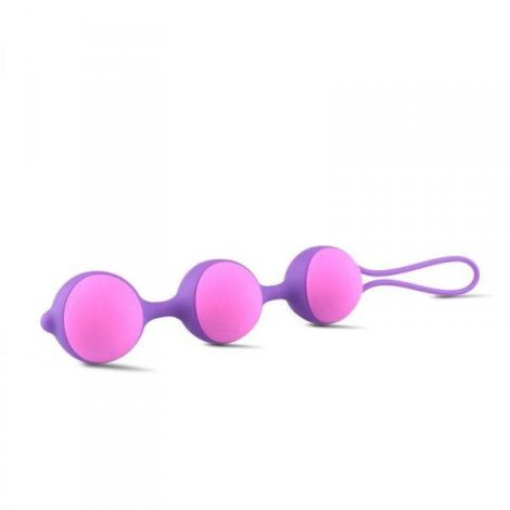 Kulki-Palline Vaginali Bi-Balls Triple Purple - 2