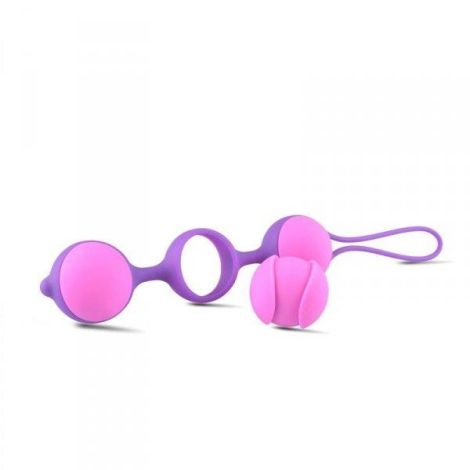 Kulki-Palline Vaginali Bi-Balls Triple Purple - 3