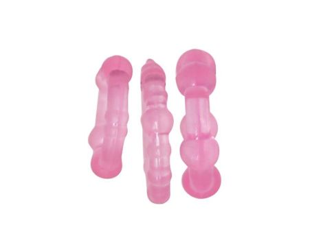 Kit di 3 anelli fallici Timeless Stud (rosa) - 2