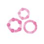 Kit di 3 anelli fallici Timeless Stud (rosa) - 2