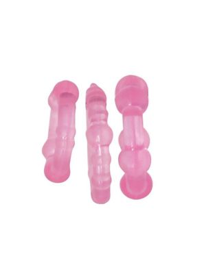 Kit di 3 anelli fallici Timeless Stud (rosa) - image 2