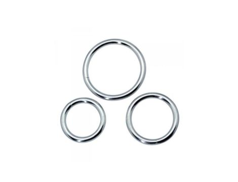 Timeless metal rings (3 pcs)