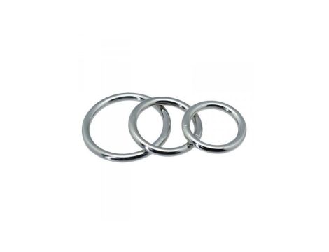 Timeless metal rings (3 pcs) - 3