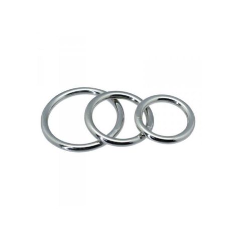 Timeless metal rings (3 pcs) - 3