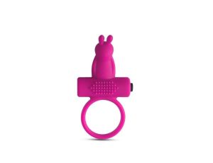 Anello fallico vibrante con rabbit Pink - image 2