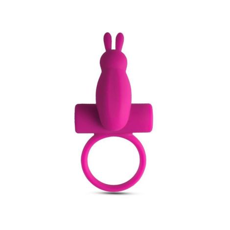 Anello fallico vibrante con rabbit Pink - 3