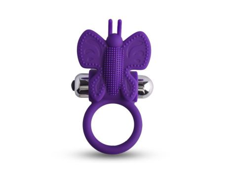 Pierścień- Anello fallico vibrante butterfly Toyz4Lovers