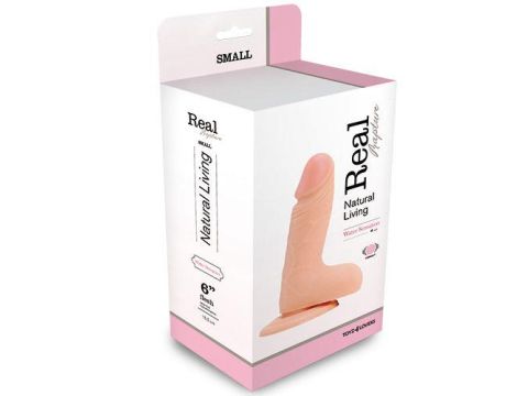 Wibrator-REALISTIC VIBRATOR REAL RAPTURE FLESH 6""""""""""""""""