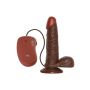 Wibrator-REALISTIC VIBRATOR REAL RAPTURE BROWN 6.5"""""""""""""""" - 3