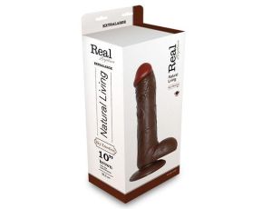 Wibrator-REALISTIC VIBRATOR REAL RAPTURE BROWN 10