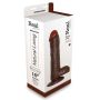 Wibrator-REALISTIC VIBRATOR REAL RAPTURE BROWN 10"""""""""""""""" - 2