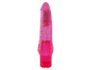 Wibrator-VIBRATOR JAMMY JELLY CLASSY GLITTER PINK - image 2