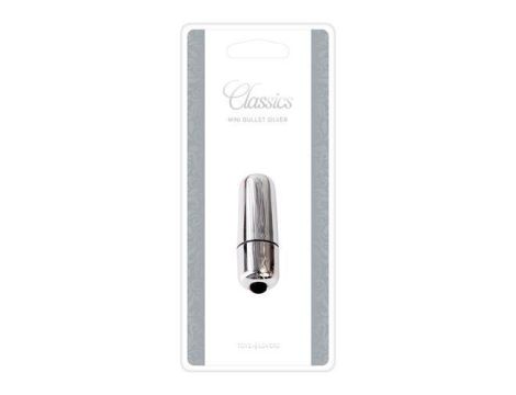 Wibrator-MINI VIBRATORE BULLET CLASSICS SILVER