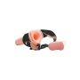 Proteza-VIBRATORE STRAP ON CAVO REAL RAPTURE 8 FLESH WITH BALLS - 3