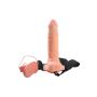 Proteza-VIBRATORE STRAP ON CAVO REAL RAPTURE 8 FLESH WITH BALLS - 5