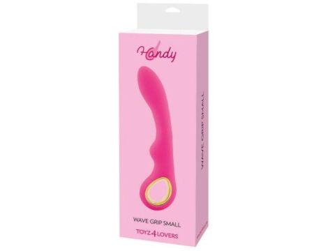 Wibrator- Vibratore design handy wave grip small pink - 2