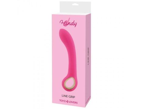 Wibrator-VIBRATORE CLASSICO HANDY LINE GRIP PINK