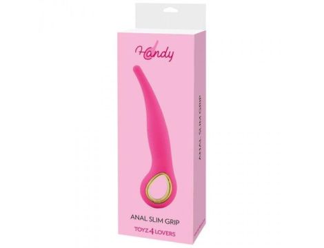 Wibrator-VIBRATORE ANALE HANDY ANAL SLIM GRIP PINK