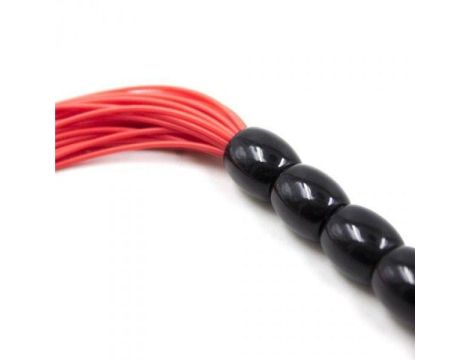 Pejcz-Frusta a frange Several Flogger red - 2