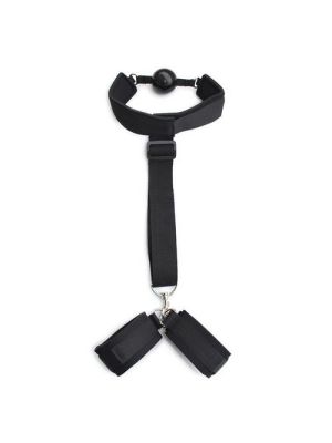 Costrittivio Bondage Back Restraint+gag black - image 2