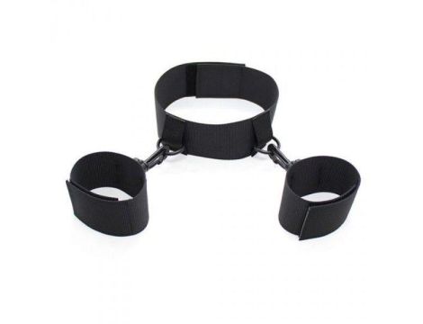 Wiązania-Costrittivo Easy Cuffs Collar Arms Restraint black