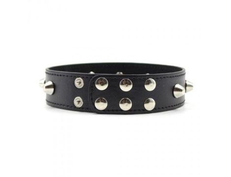 Wiązania-Collare Spikes Collar black - 3