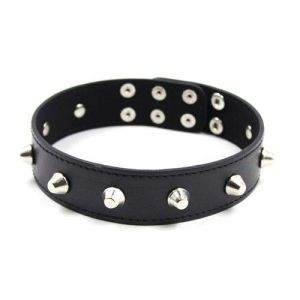 Wiązania-Collare Spikes Collar black - image 2