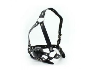 Knebel-Imbracatura Viso con morso Head Harness+Ball Gag - image 2