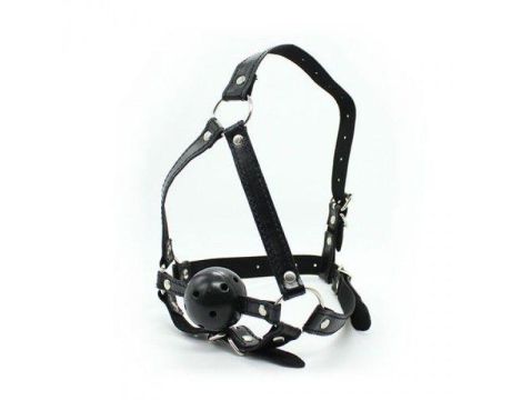 Knebel-Imbracatura Viso con morso Head Harness+Ball Gag - 2