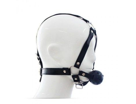 Knebel-Imbracatura Viso con morso Head Harness+Ball Gag - 4