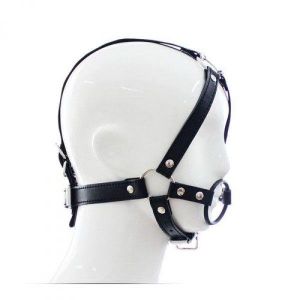 Knebel-Imbracatura per testa con anello Head Harness+Ring Gag - image 2