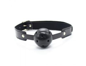 Knebel-Breath Hole Ball Gag (nero)