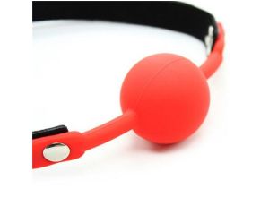 Ball Gag + Block (rosso) - image 2