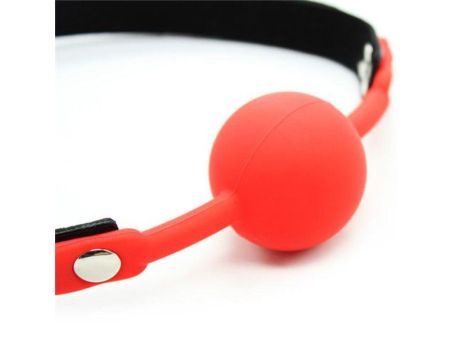 Ball Gag + Block (rosso) - 2