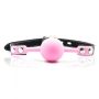 Knebel-Ball Gag + Block (rosa) - 2