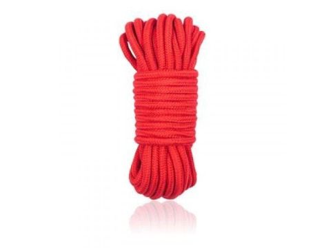 Wiązania-COTTON ROPE 5M RED