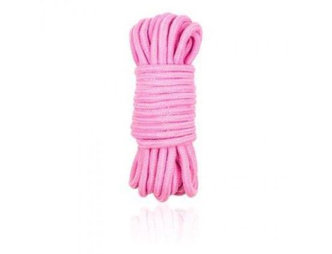 Wiązania-COTTON ROPE 5MPINK