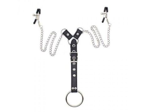 Stymulator-Penitence Man Nipples Clamps BLACK