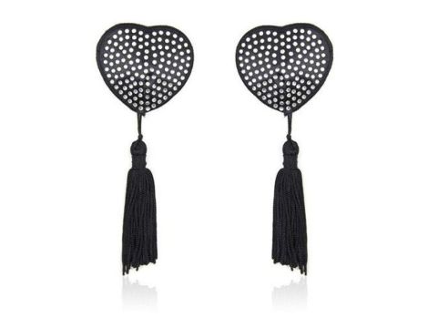 Heart shine nipples tassels (argento)