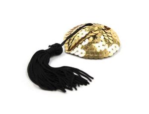 Heart shine nipples tassels (oro) - image 2