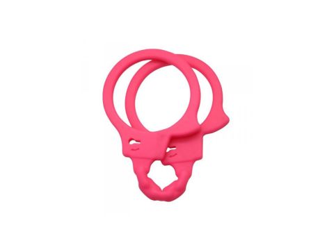 Kajdanki-REALISTIC HANDCUFFS. PREMIUM SILICONE MATERIAL - 3