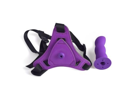 Cintura regolabile strap-on purpe - 3