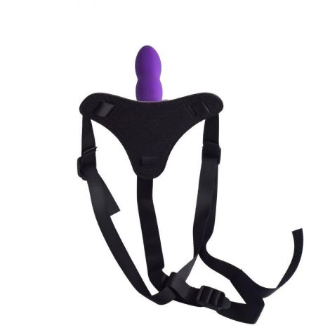 Cintura regolabile strap-on purpe - 5