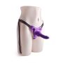 Cintura regolabile strap-on Purple con fallo realistico - 2