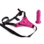 Cintura regolabile strap-on Pink con fallo realistico - 6