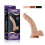 8.5"" Real Extreme Vibrating Dildo Flesh - 3