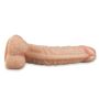 8.5"" Real Extreme Vibrating Dildo Flesh - 4