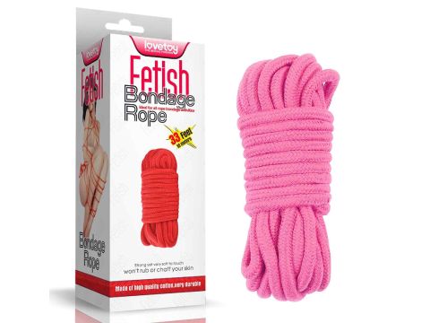 10 meters Fetish Bondage Rope Pink