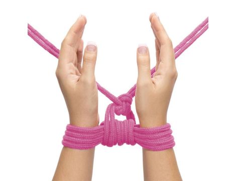 10 meters Fetish Bondage Rope Pink - 6